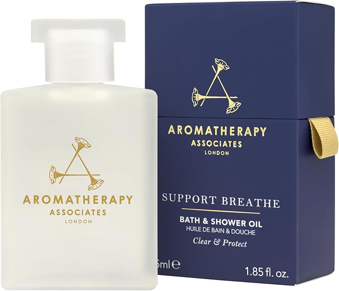 Aromatherapy Associates Support Breathe Bath and Shower Oil, Natural Body Oil by AromatherapyAssociates