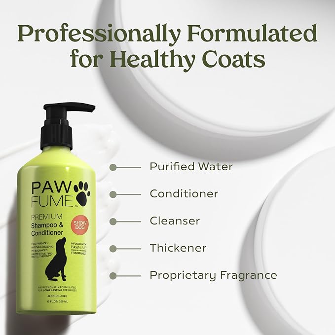 PAWFUME Deshedding Dog Shampoo and Conditioner, Show Dog, Deep-Cleaning - Image 6
