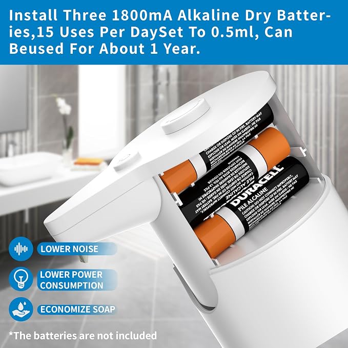Automatic Soap Dispenser Touchless, Simple Physical Adjustment, Low Battery - Image 4