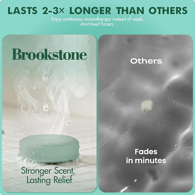 Brookstone Shower Steamers Aromatherapy 12 Tablets - Image 5