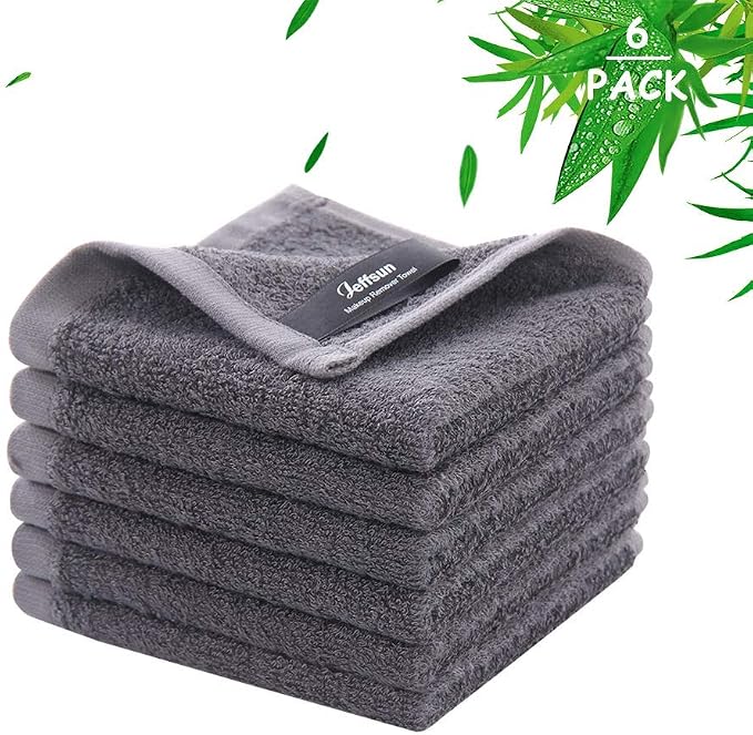 Wash Cloths 6 Pack, Women Girls Stocking Stuffers, Super Soft & Skin Friendly by Jeffsun