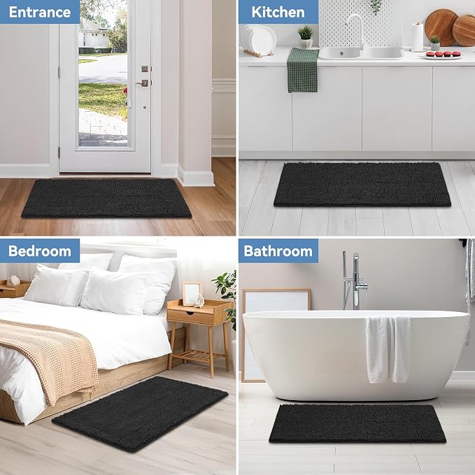 Bcoimo 44"×24" Absorbent Bath Mat, Non-Slip - Image 7