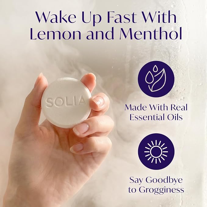 Solia Energizing Citrus Menthol Shower Steamers 15-Pack - Image 2