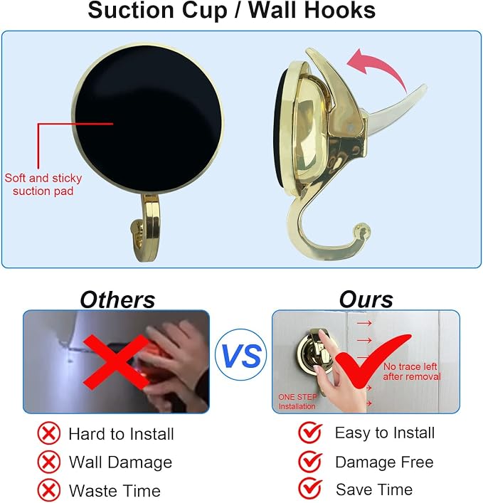 Suction Cup Shower Hooks - Image 5