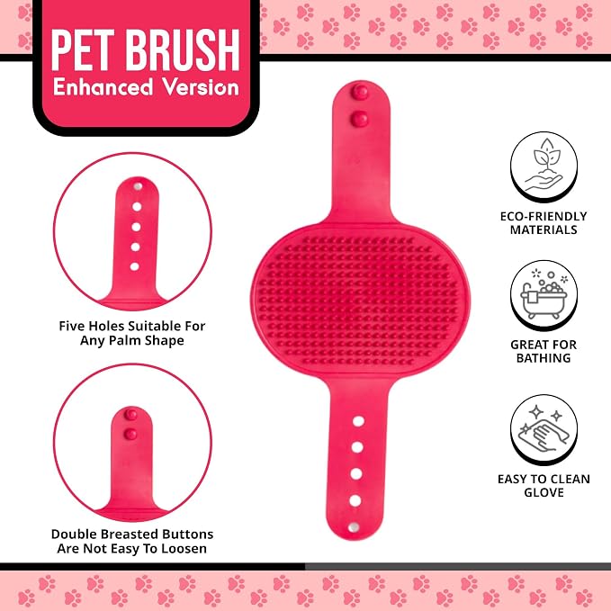 Silicone Dog Bath Brush – Soft Pet Scrubber - Image 2