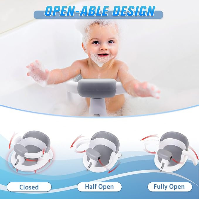 Mostop Baby Bath Seat for Babies 6 Months & Up - Image 7