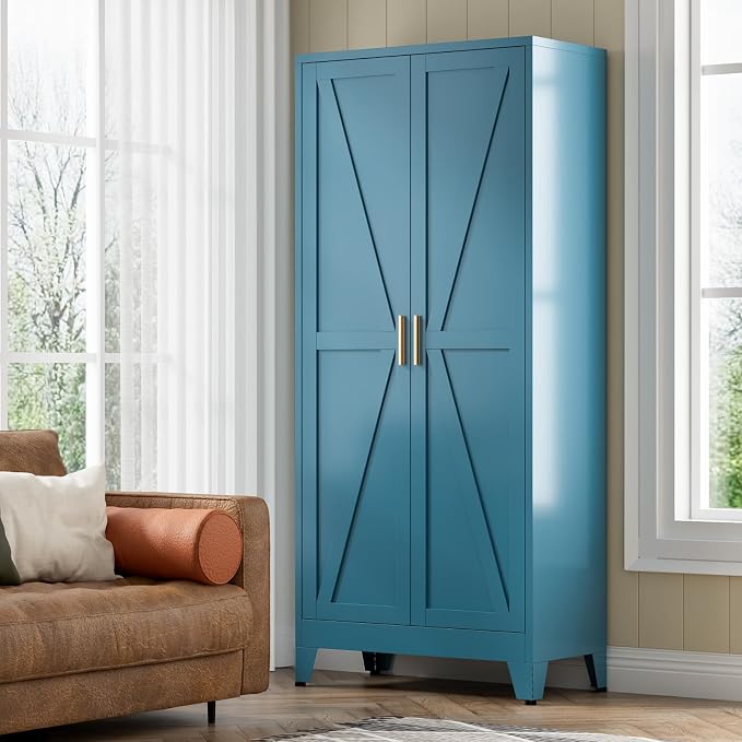 COFaR Home Farmhouse Storage Cabinet - Image 3