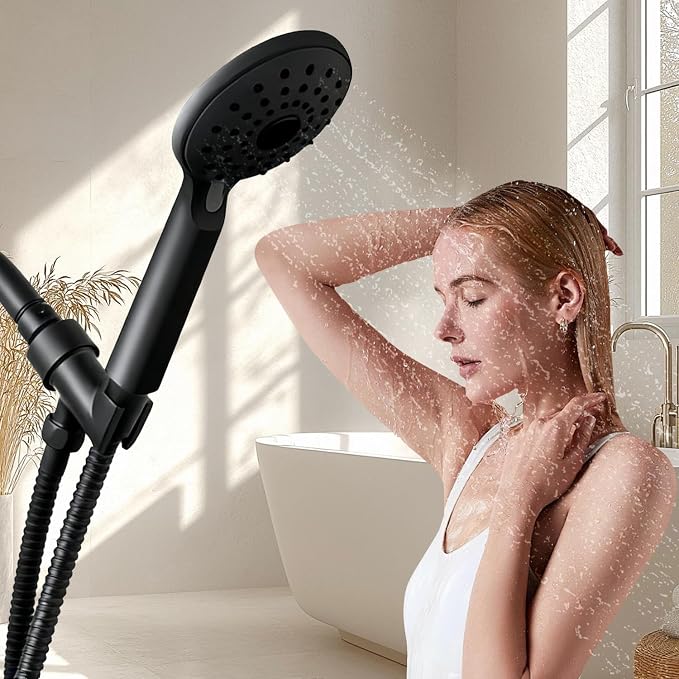 Plastic Shower Head Holder for Hand Held Showerhead Adjustable Shower Arm Mount - Image 7