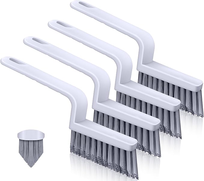 Grout Brush Cleaning, Hard Bristle Grout Cleaner by Lumkew