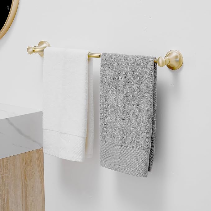 BESy Adjustable 16 to 26 Inch Bath Towel Bar Rack - Image 6