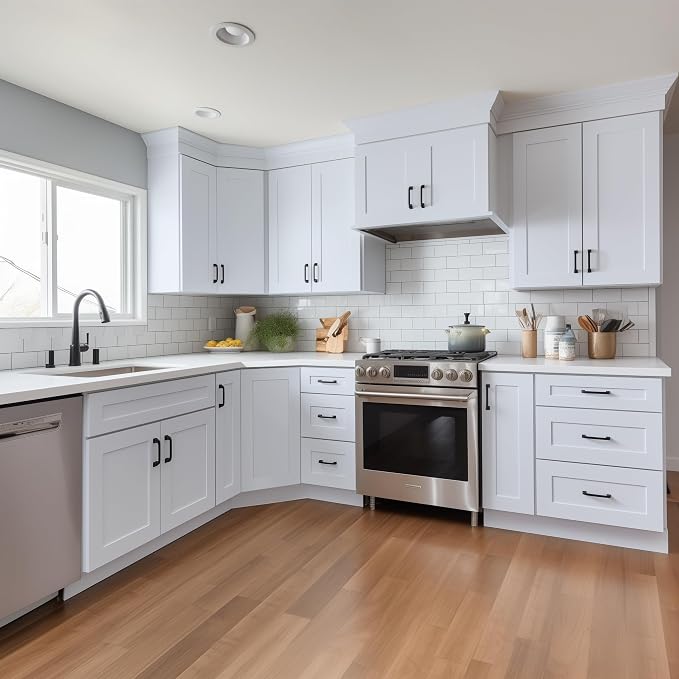 Diagonal Corner Kitchen Cabinet – Solid Wood – Freestanding Storage Organizer - Image 2