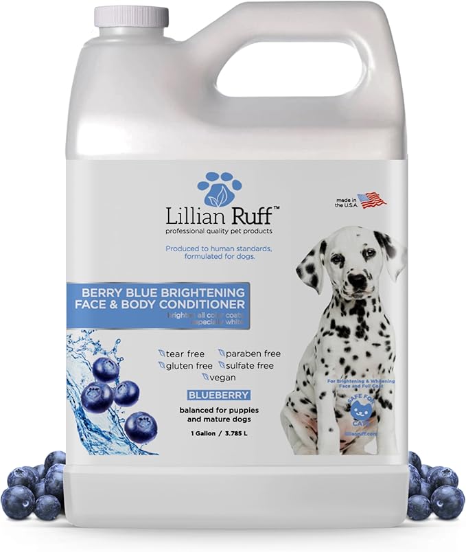 Lillian Ruff PRO Formula Berry Blue Brightening Dog Conditioner by LillianRuff