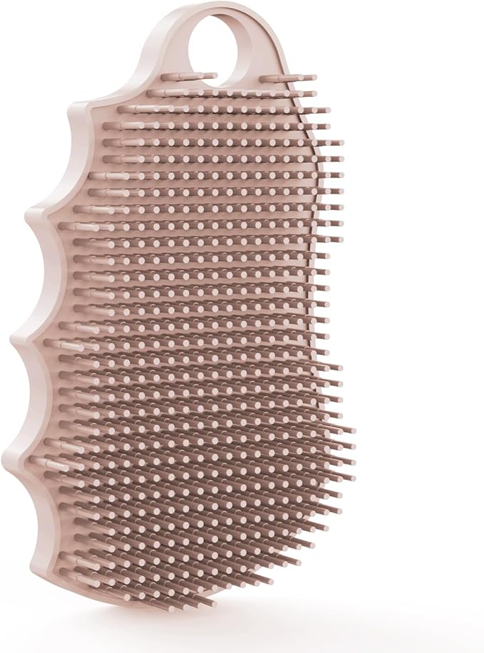 Silicone Body Scrubber Silver-Infused Dual-Sided 3-in-1 by iTokGok