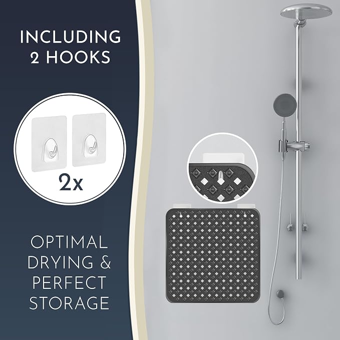 homerella® Shower Mat Non Slip Anti Mold, Non Slip Shower Mats - Image 4