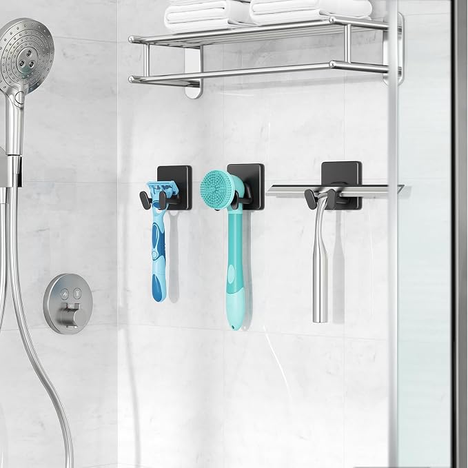 Adhesive Shower Hooks for Inside - Image 6