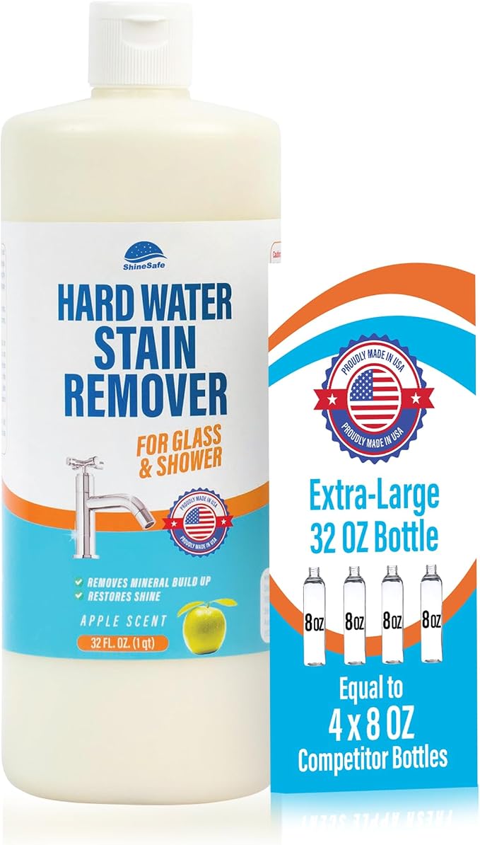 ShineSafe Hard Water Stain Remover – Professional-Grade Calcium Lime Rust by Unknown