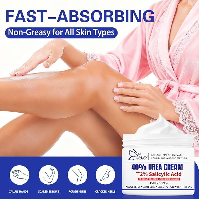 40% Urea Foot Cream with 2% Salicylic Acid, Urea Cream 40 Percent - Image 5