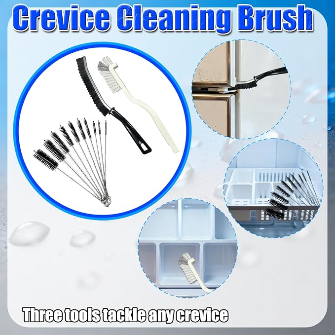 Refrigerator Drain Cleaning Tools Set, Fridge Water Line Cleaner Brush - Image 4