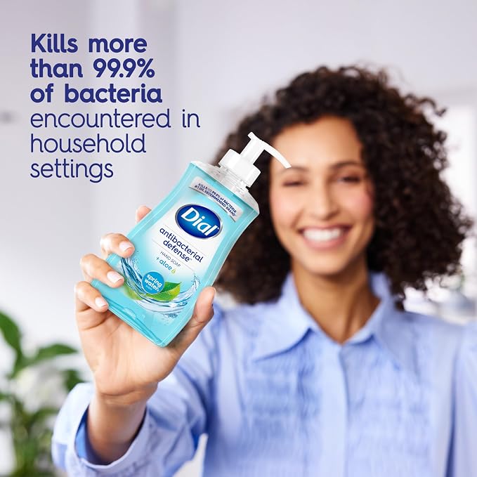 Dial Antibacterial Liquid Hand Soap, Spring Water, 11 fl oz - Image 2