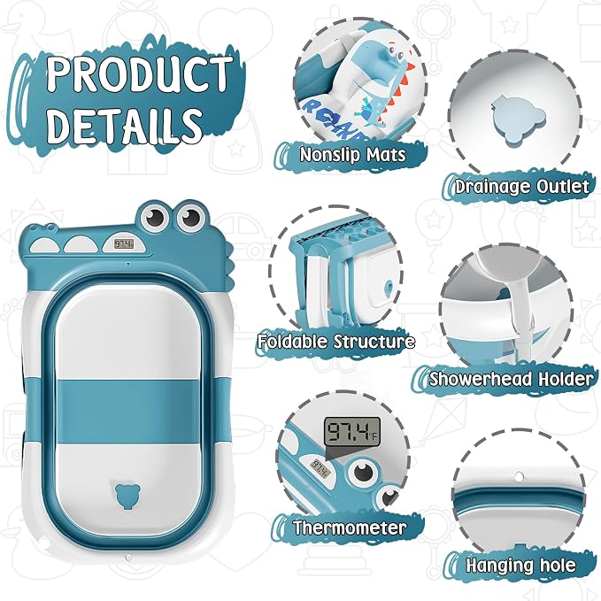 MoreFeel Collapsible Baby Bathtub - Image 2