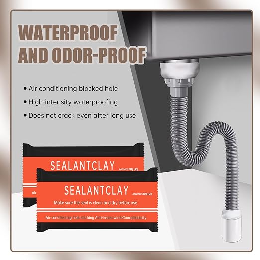 10-Pack Premium Waterproof Wall Repair Sealing Clay Duct Seal Ideal - Image 5