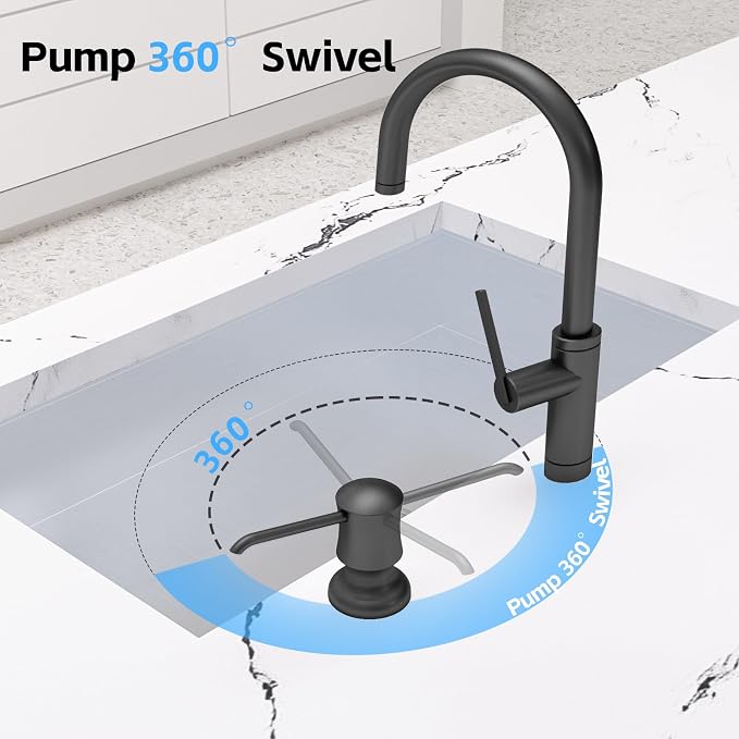 SAMODRA Kitchen Soap Dispenser Refill from The Top Countertop Kitchen Bathroom - Image 5