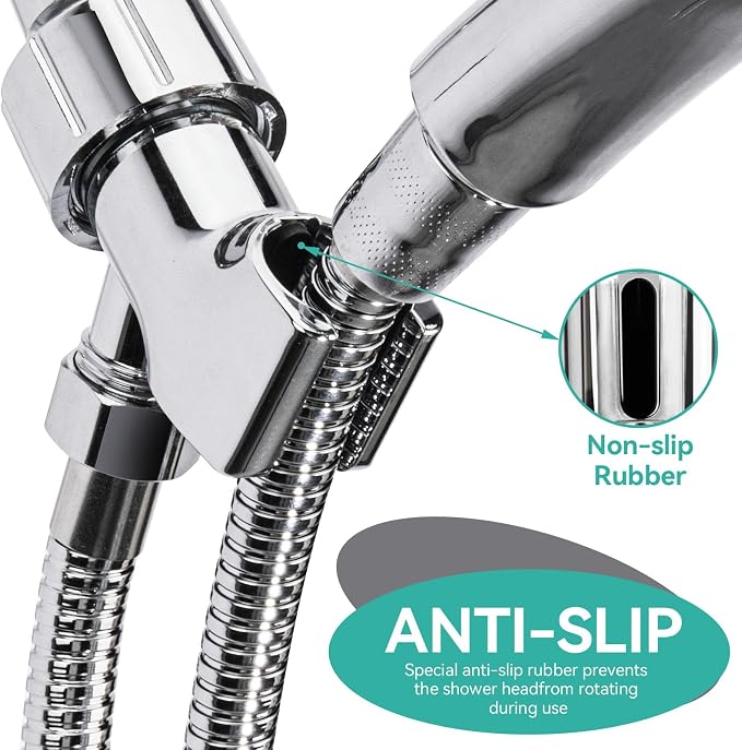 Adjustable Handheld Shower Head Holder, Universal Shower Hose and Shower Arm - Image 4