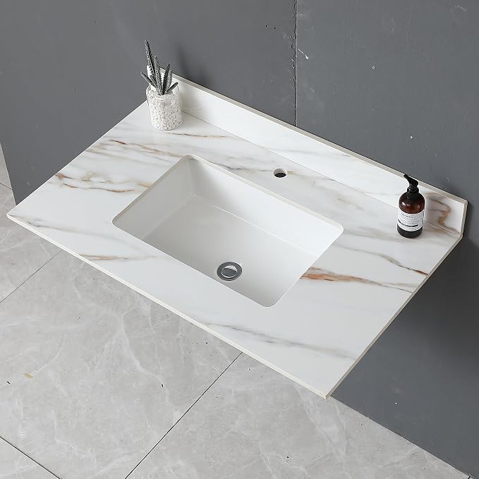 Montary 37"x 22" Bathroom Vanity Top by Montary