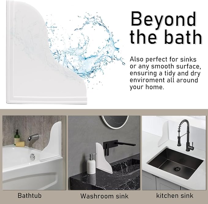 Shower Splash Guard Kit, Large Splash Guards - Image 3