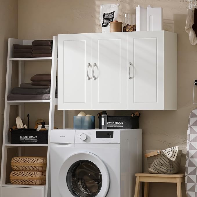 SoBuy Wall Cabinet Laundry Room, Medicine Cabinet - Image 2