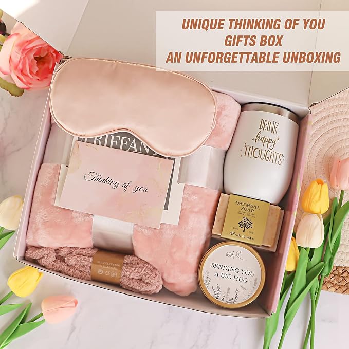 Birthday Gifts for Women, Unique Happy Birthday Gift Basket Self Care Package - Image 2