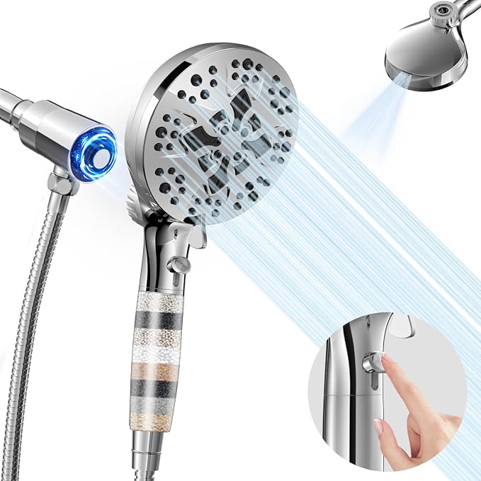 5" Filtered Handheld Shower Head by PureWaterPristineSpaces