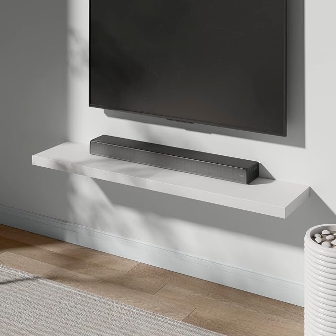 Floating Shelf, 24 in W x 12.75 in D x 2 in H Wooden Floating Wall Shelf - Image 2