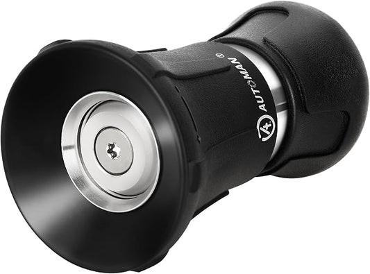 AUTOMAN Garden Hose Nozzle Heavy Duty, Fireman Hose Nozzle, High Pressure Water by AUTOMAN