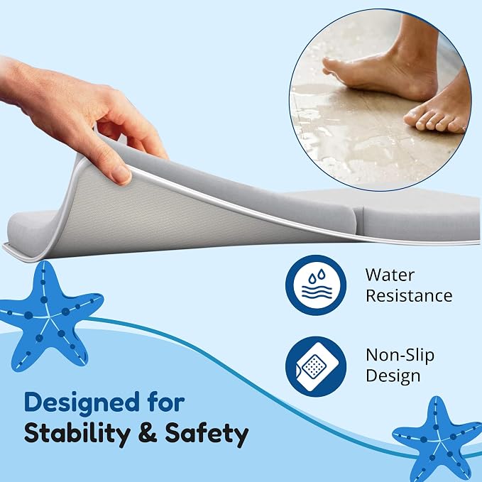Vault & Co Bath Kneeler and Elbow Rest Pad Set – Extra Thick 1.5” Cushioned - Image 3