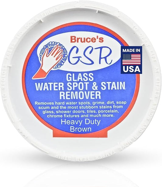 Bruce's GSR Heavy Duty Glass Water Spot Remover by Goodscious