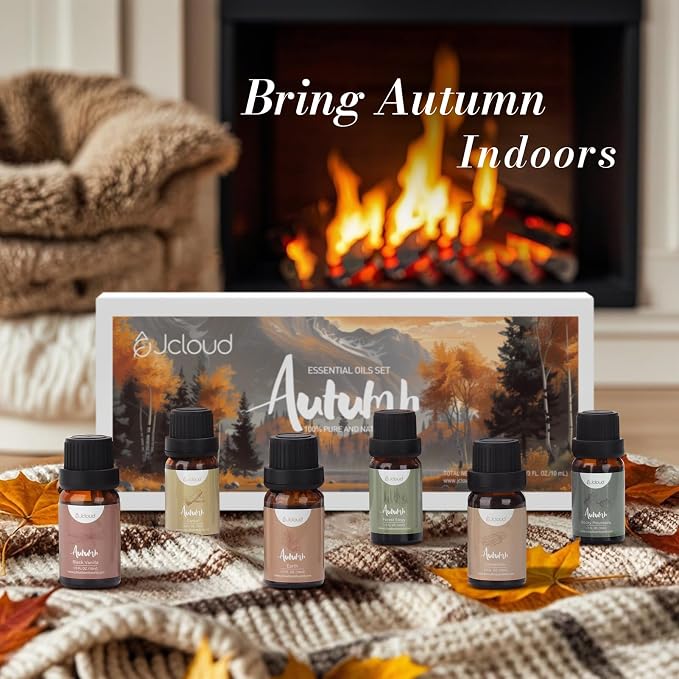 JCLOUD Fall Essential Oils for Diffusers for Home, Autumn Scented Fragrance - Image 7
