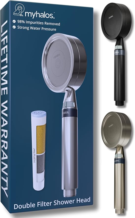Handheld Filtered Shower Head by myhalos