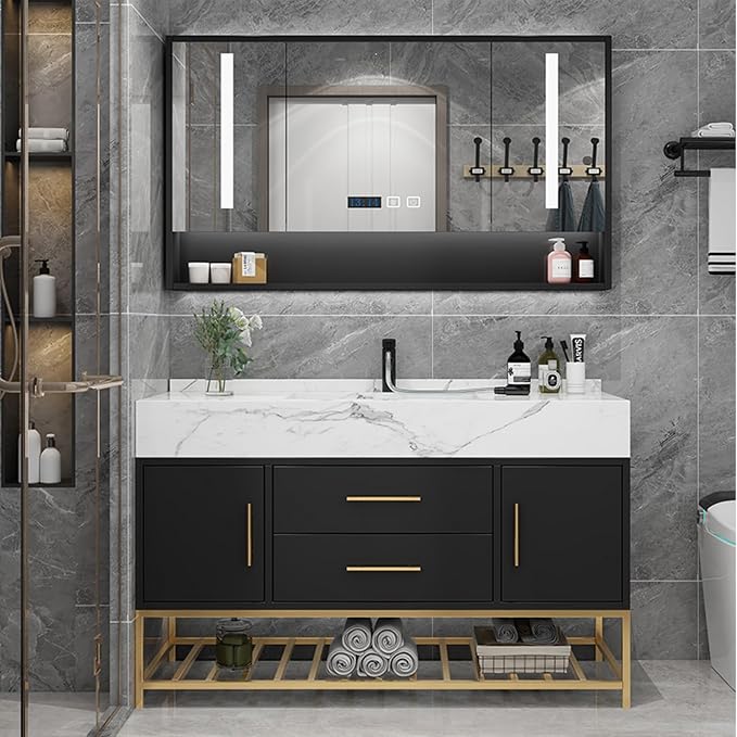 Modern 47" Bathroom Vanity by Genpai