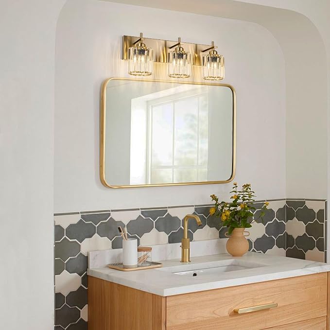 Modern Crystal Bathroom Vanity Lights, Crystal Wall Lighting - Image 7