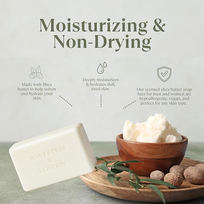 Wavertree & London White Orchid Scented Natural Soap, 7oz Moisturizing French - Image 3
