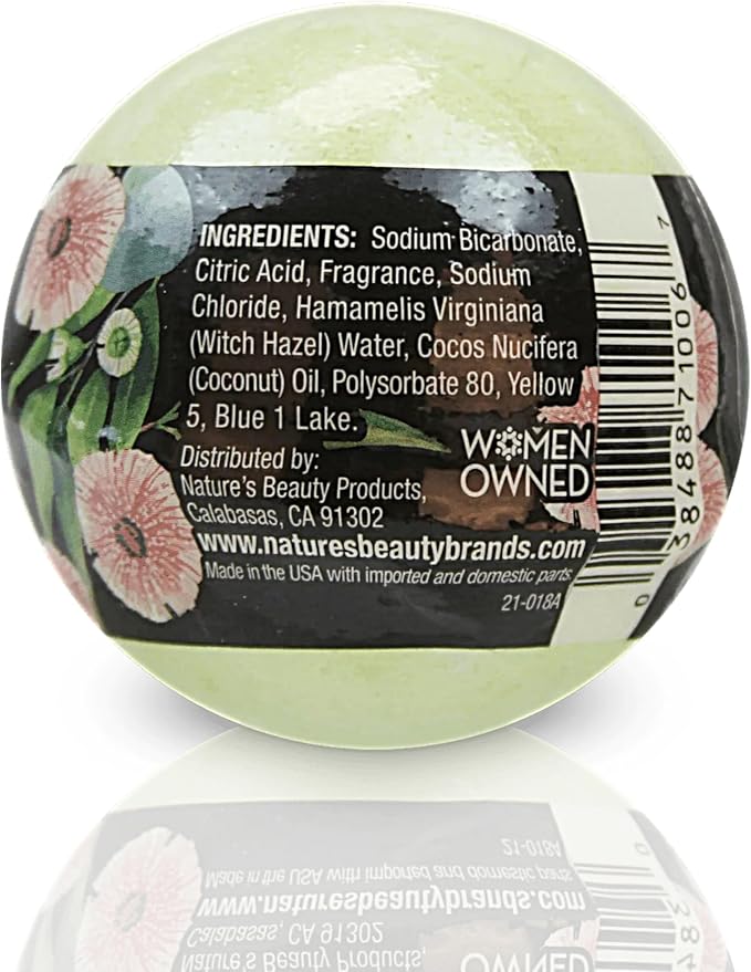 Nature's Beauty Eucalyptus & Tea Tree Bath Bomb Multi-Pack- Natural Hand Crafted - Image 7