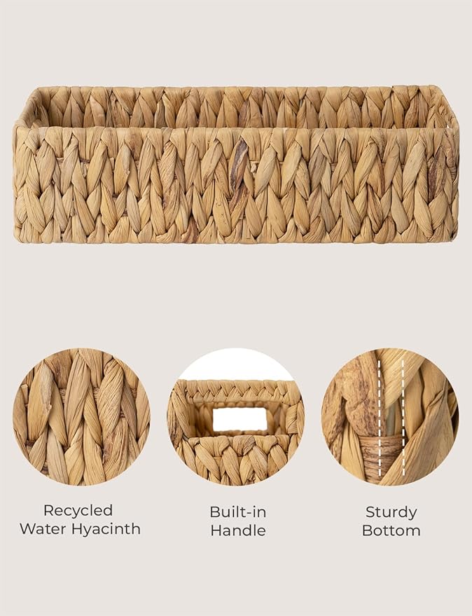 StorageWorks Water Hyacinth Basket - Image 3