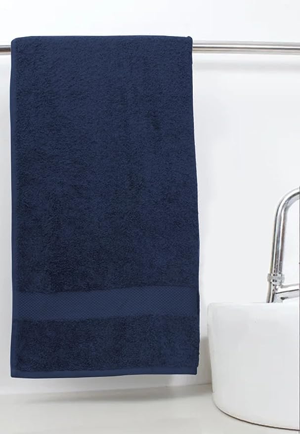 Delara 100% Organic Cotton Towels 650 GSM Plush Feather Touch Quick Dry Bath - Image 3