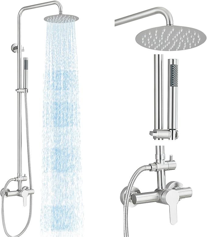 Rain Shower System Outdoor Shower Fixtures by MOSSON
