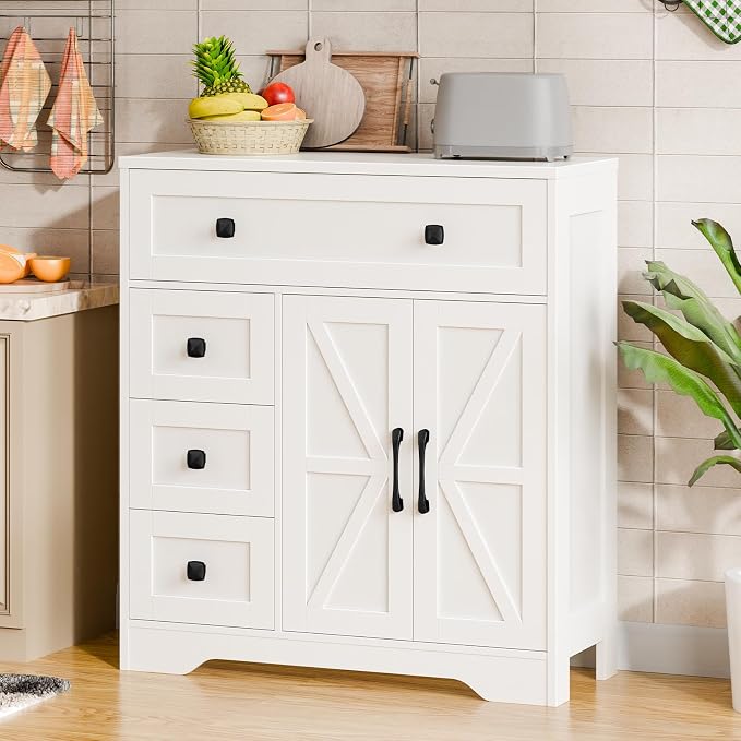 Vabches Farmhouse Storage Cabinet - Image 7