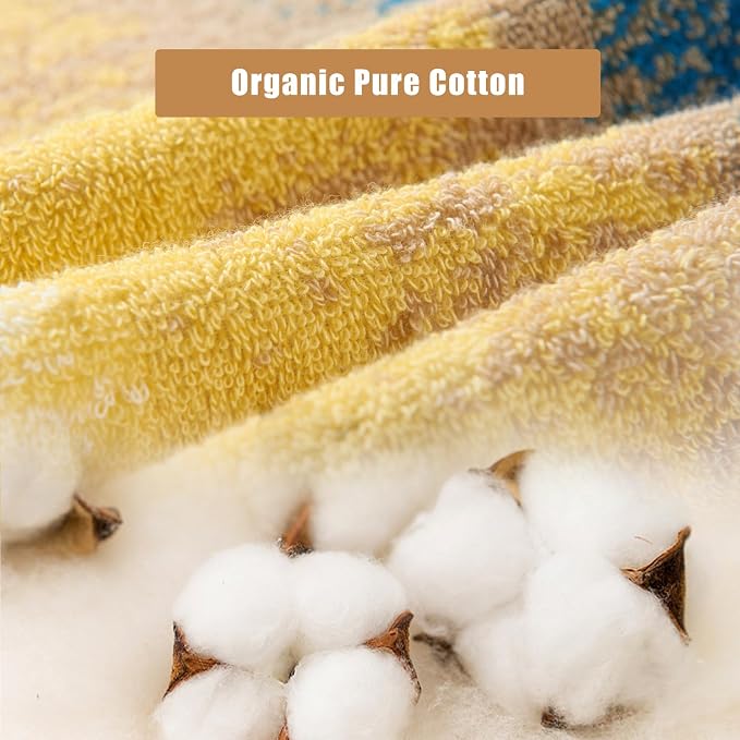 SEMAXE Hand Towels for Bathroom, 100% Cotton Towels - Image 9