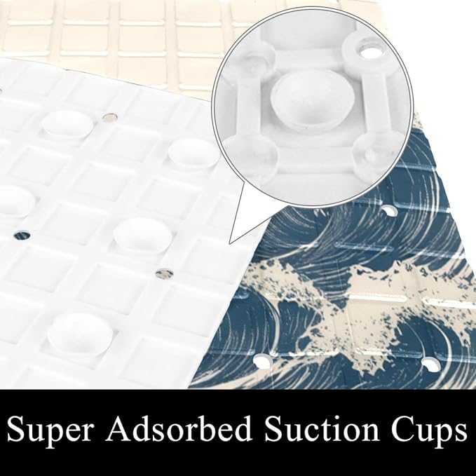 Bathtub Mats for Shower Tub, Anti-Slip Bath Mats for Inside Tub, Bathroom - Image 3