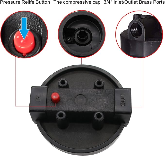 Geekpure 20-Inch Blue Filter Housing - Image 4