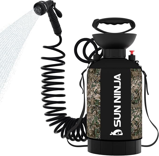 SUN NINJA Portable Shower, Camping Shower by SunNinja